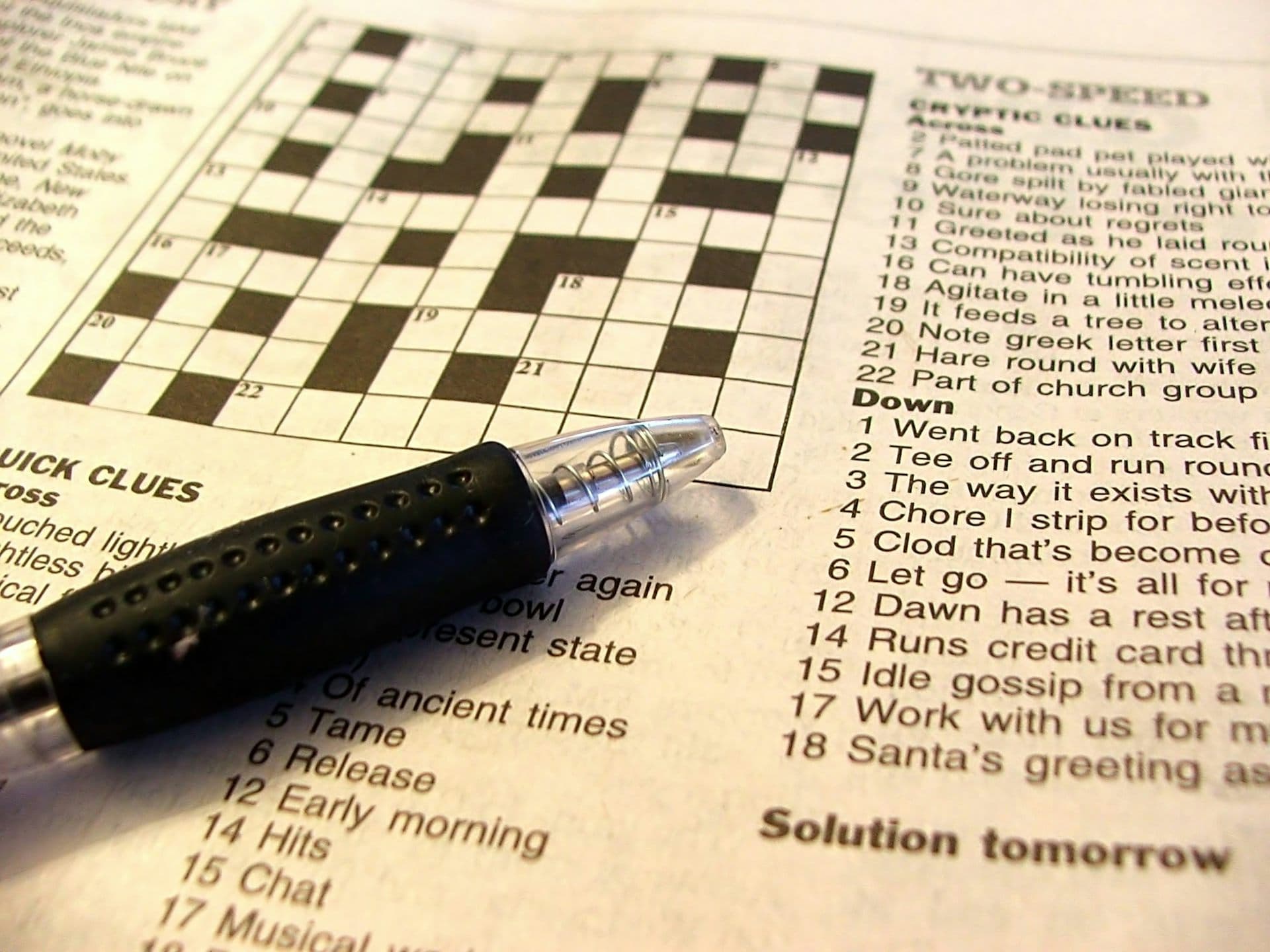 Finde das fehlende Wort mit Scrabblemania