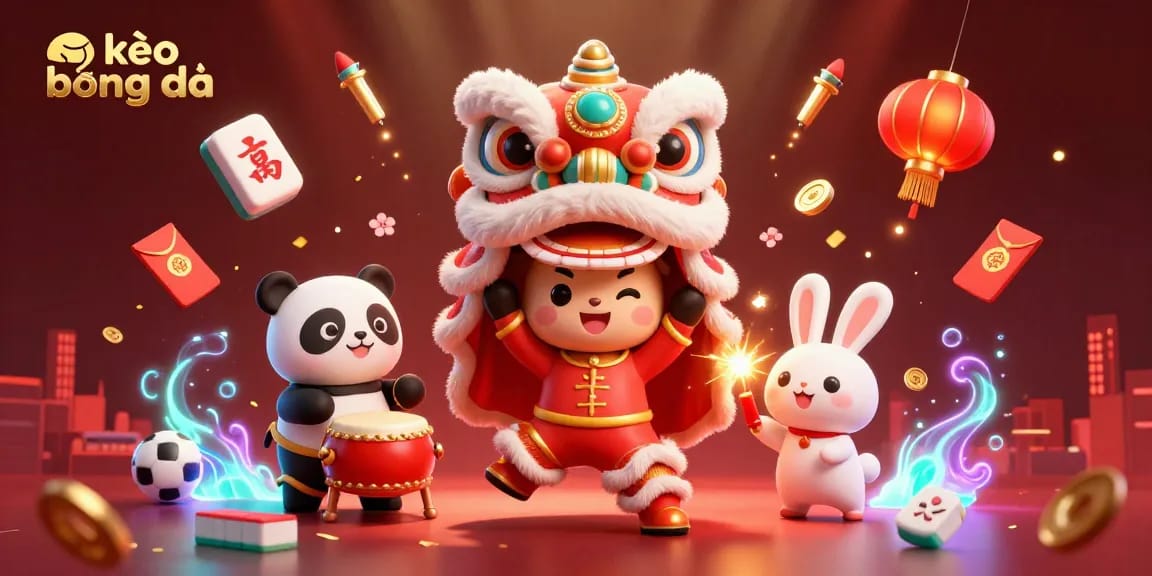 Experience thrilling kèo bóng đá moments with vibrant sports betting characters in an enchanting 3D scene.