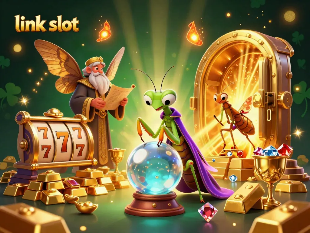 Spin the link slot to discover jackpot treasures within a mystical casino world.
