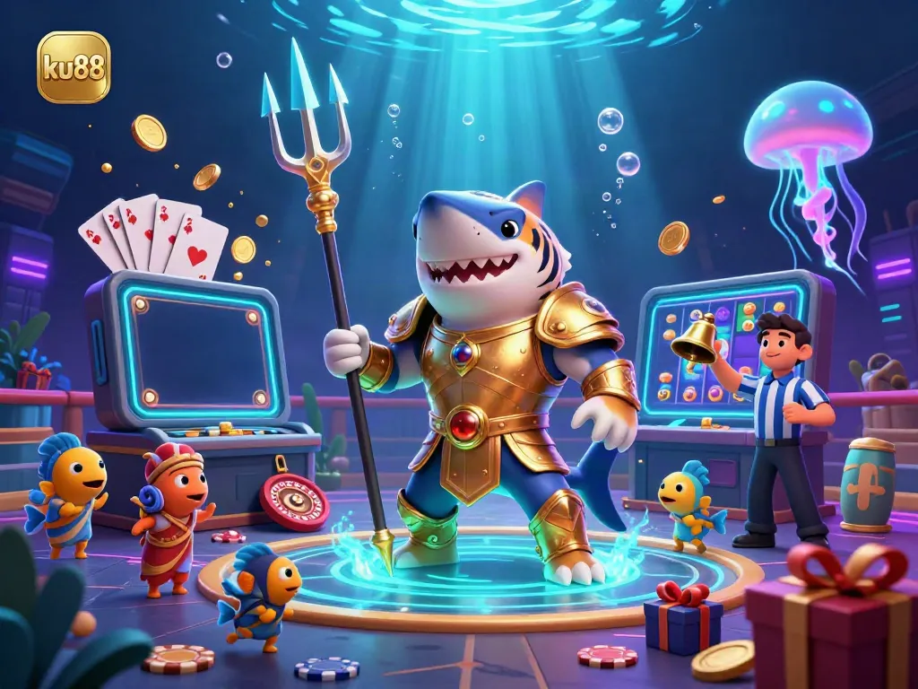 Engage in thrilling gameplay at ku88 with our animated underwater casino featuring vibrant graphics.