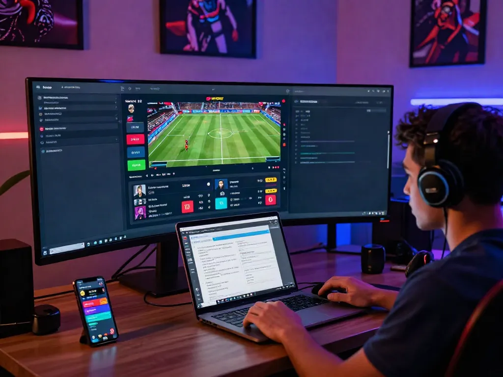 Engaging online betting scene at https://sv88.cyou/ with player strategizing in vibrant gaming room.