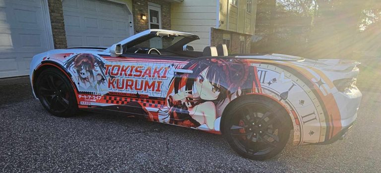 Kurumi Tokisaki  Date A Live with Chevy Camaro (2)