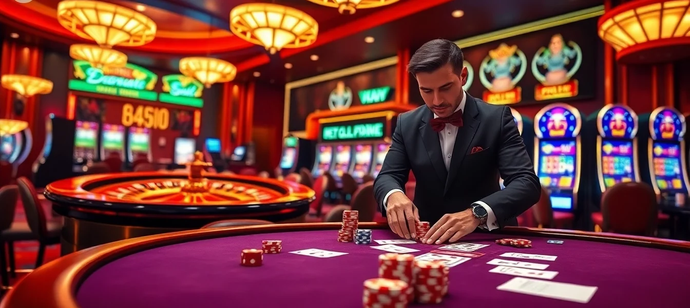 Experience the thrill of gamebaidoithuong at a luxurious poker table filled with excitement.