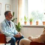 Promote mental health awareness through empathetic psychiatrist and patient interaction.